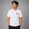 Unisex Pique Polo Shirt (Embroidery) - White