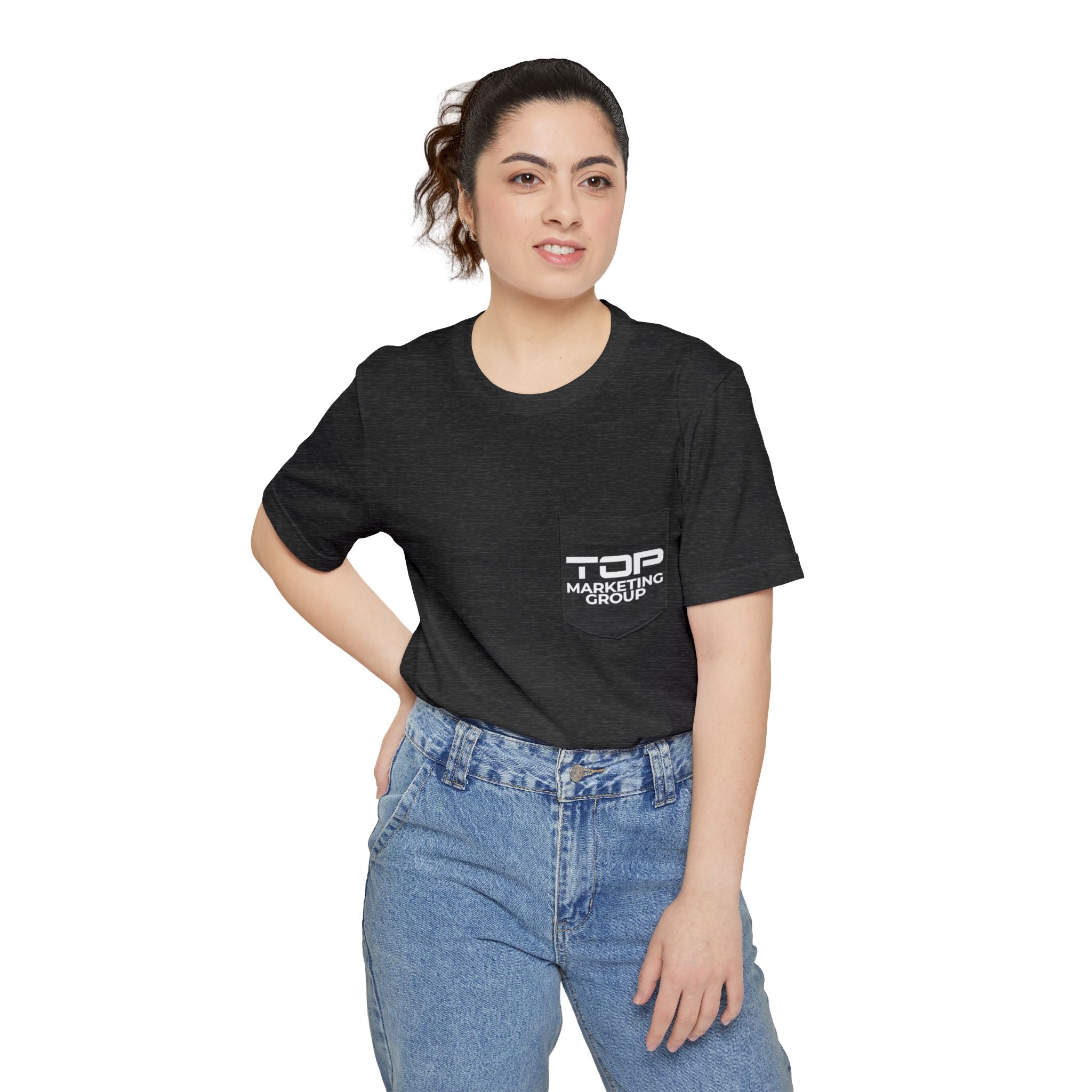 Unisex TOP Logo Pocket T-shirt
