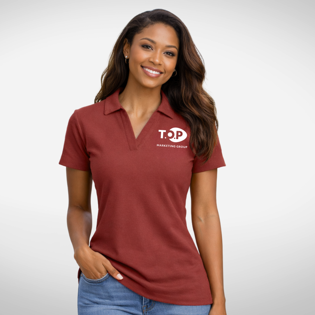 Cotton Blend Pique Polo – Transformation Edition | Womens