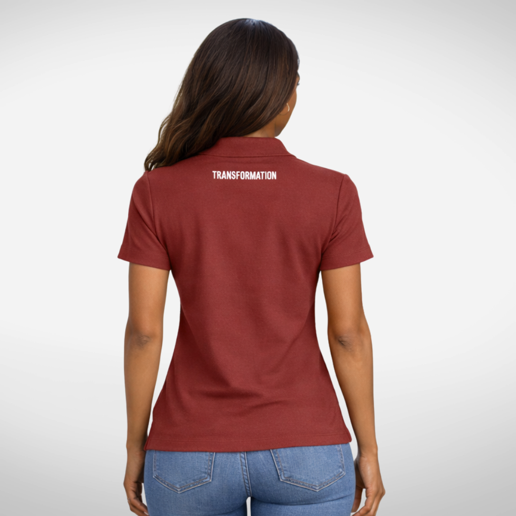Cotton Blend Pique Polo – Transformation Edition | Womens
