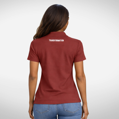Cotton Blend Pique Polo – Transformation Edition | Womens